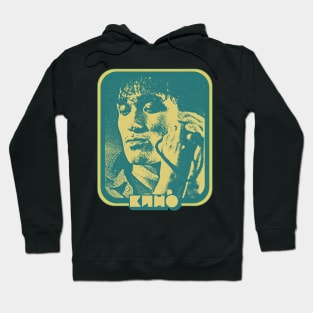 Viktor Tsoi KINO / Кино́ - Retro Fan Design Hoodie